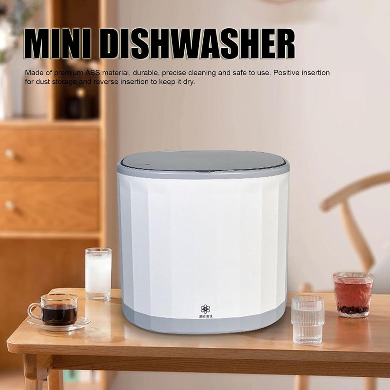 Fockety Portable Dishwasher, 360° Directional 4L 5V USB Mini Dishwasher, Countertop Dishwasher for Dishware Fruit Vegetable, Dish Washer for Apartments, Camping, RV - Image 2